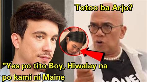 ARJO Atayde Kinumpirma Ang Totoong HIWALAYAN Nila Ni MAINE Mendoza