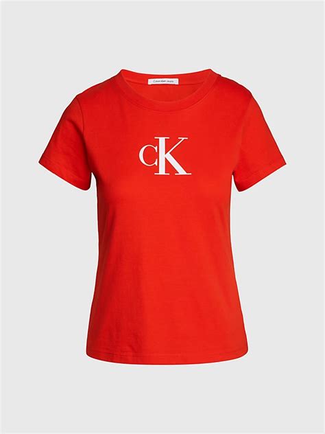 Slim Monogram T Shirt Calvin Klein® J20j222343xa7