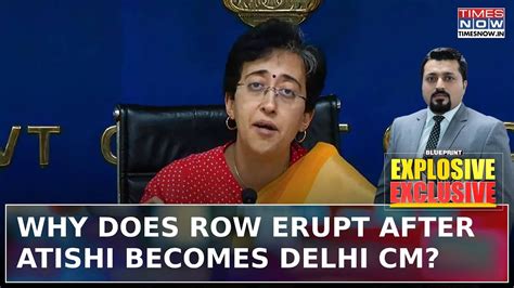 Delhi News Atishi Takes Charge As Delhi CM Row Erupts As She Leaves