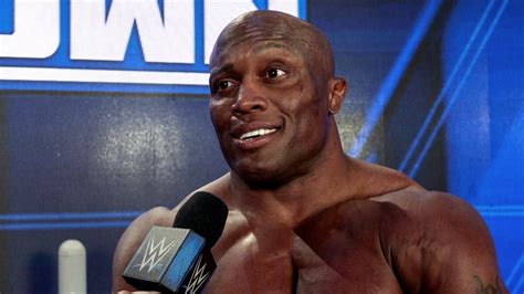 Bobby Lashley is all smiles after winning the Andre The Giant Battle ...