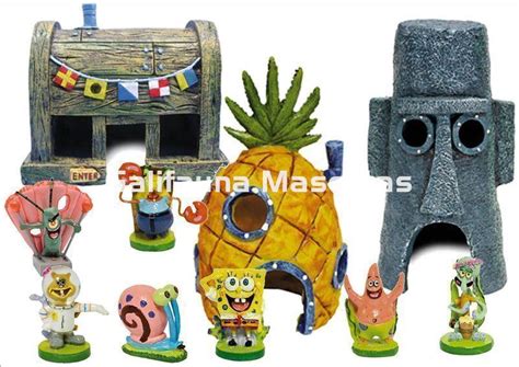 Lote Bob Esponja Fondo De Bikini Completo Galifauna Compra Inteligente