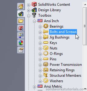 How To Use Solidworks Toolbox