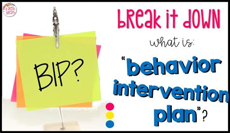 Break It Down What Is Behavior Intervention Plan A Fresh Breath On