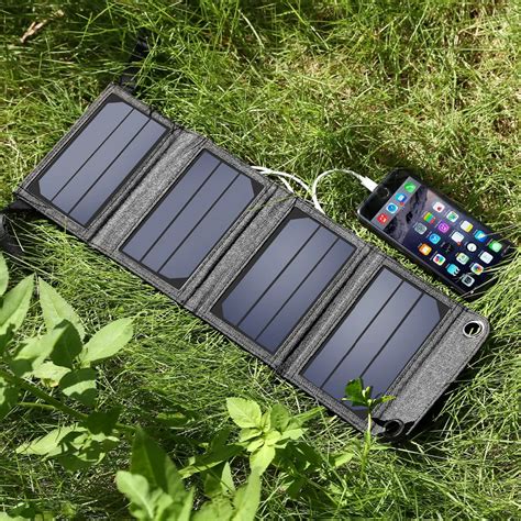 Sunpower Portable 7w Folding Foldable Suaoki Solar Panel Charger 5v 1a