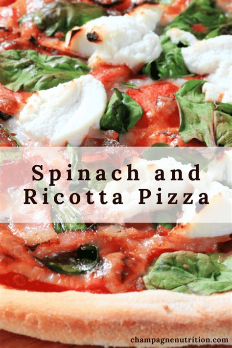 Spinach And Ricotta Pizza Make Your Own Easy Healthy Pizza