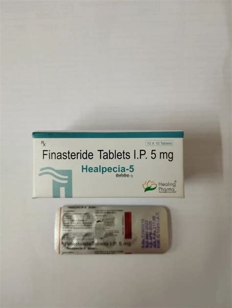 Finasteride 5 Mg Tablets Healpecia At Rs 180stripe Hair Loss