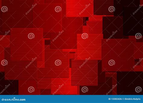 Red Squares Stock Illustration Illustration Of Modern 13302426