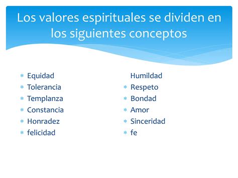 Valores Espirituales Grupo Numero Ppt