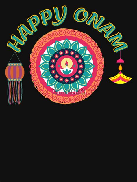 Happy Onam T Shirt For Sale By Simi2020 Redbubble Happy Onam T Shirts Happy Onam