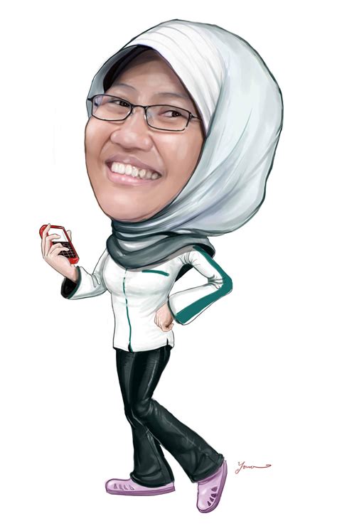 Karikatur Berjilbab 60 Koleksi Gambar