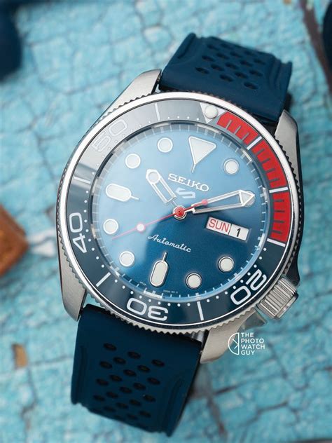 Seiko SKX007 Pepsi Seamaster Mod Men S Fashion Watches Accessories