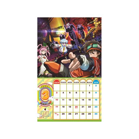 Calendrier A2 2024 Toei Animation Meccha Japan