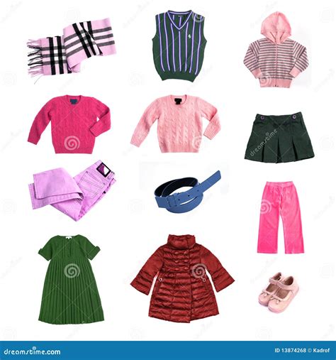 Kids Clothes Set Royalty Free Stock Photos - Image: 13874268