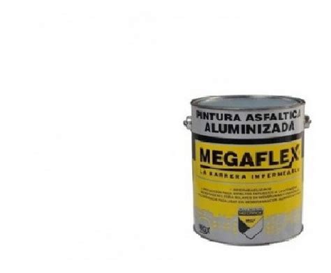 Pintura De Aluminio Megaflex P Memb Asf Y Techos X Lts R Allekotte