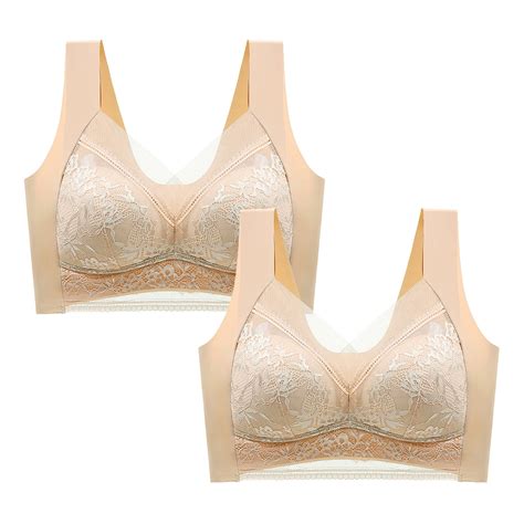Siilsaa A Lingerie For Women Bralette For Women Women S Lace Plus Size Vest Crop Wireless