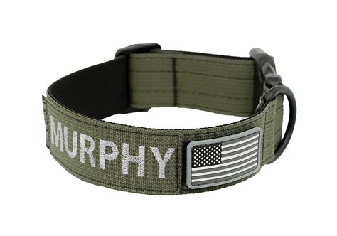 15 Basic Personalized Tactical Dog Collar Etsy