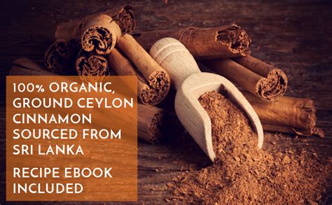 Amazon Organic Ceylon Cinnamon Powder 1 Lb True Raw Ground Sri