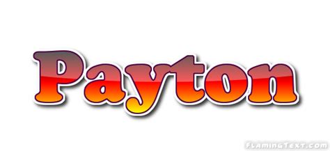 Payton Logo Free Name Design Tool From Flaming Text