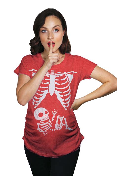 Pregnant Shirt Skeleton Funny Maternity Shirt Funny Pregnant | Etsy