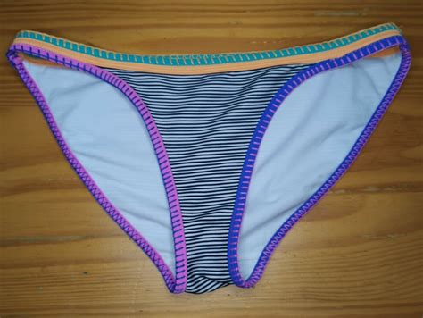 No Boundaries One Piece Bikini Bottoms Retro Colors S Gem