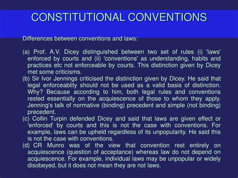 Ppt Constitutional Conventions Powerpoint Presentation Free Download