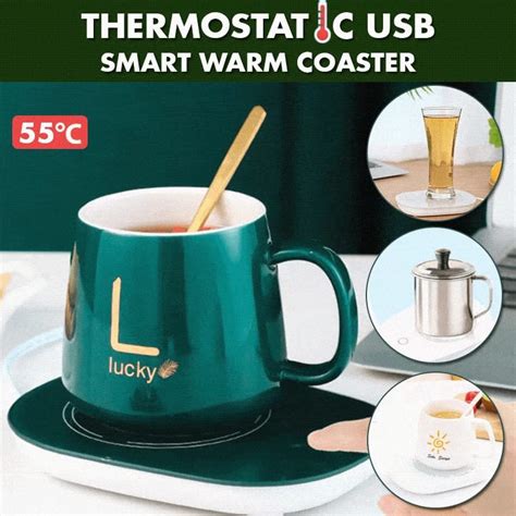 Mug Warmer USB Pad Powered Cup Milk Tea Water Heating Pad Constant ...