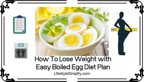 How To Lose Weight With Easy Boiled Egg Diet Plan [healthy Eating]