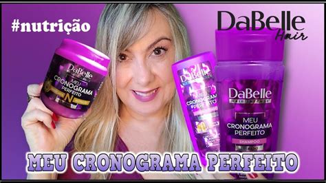 DABELLE MEU CRONOGRAMA PERFEITO ETAPA NUTRIÇÃO LINHA LIBERADA LOWPOO