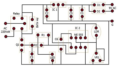 Hobby in Electronics: Automatic Street Light Controller Circuit Diagram