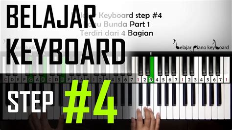 Belajar Keyboard #4 - Tutorial Lagu Bunda Part 1 | Pemula Acordes ...