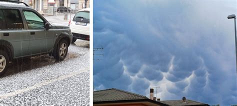 Maltempo Temporali Al Centro Nord Grandine E Nubi Mammatus