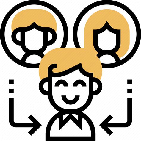 Facilitator Meeting Connection Master Scrum Icon Download On