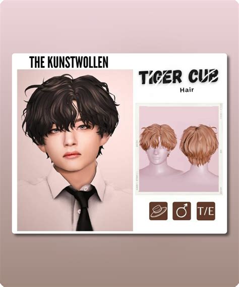 Tiger Cub Hair Sims 4 Cc Download Artofit