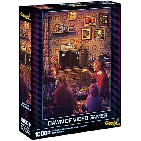 Dawn of Video Games 1,000-Piece Puzzle - Entertainment Earth