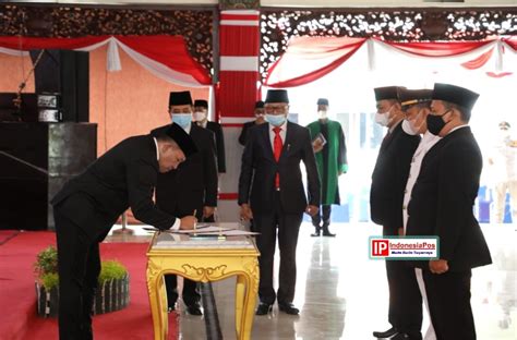 Bupati Slamet Junaidi Lantik 233 Pejabat Dilingkungan Pemkab Sampang