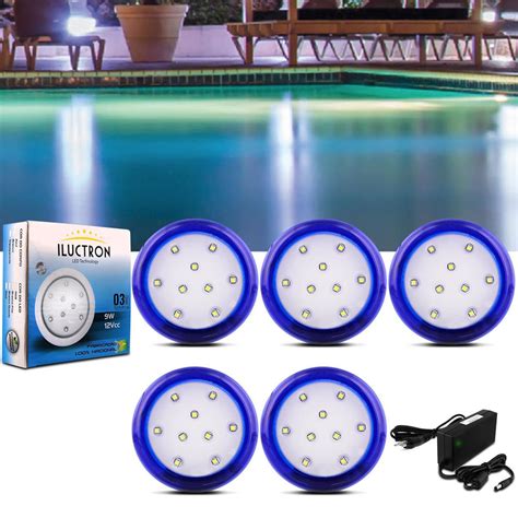 Kit Lumin Rias Led Piscina Iluctron K Mm W L Mens V