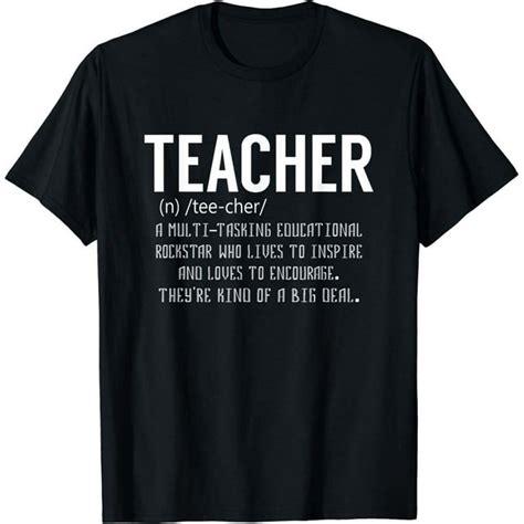 Teacher Definition Teacher Appreciation T Shirt