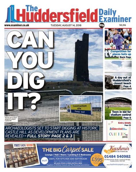 Huddersfield Examiner 2018 08 14