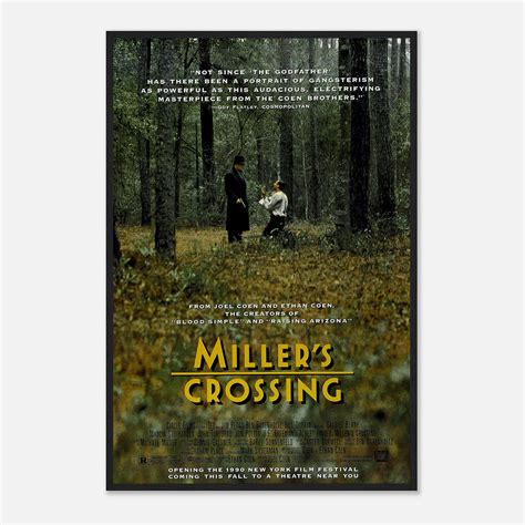 Miller S Crossing 1990 Poster Miller S Crossing Classic Vintage