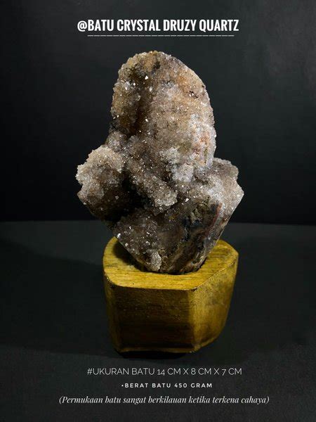 Jual Batu Crystal Druzy Quartz L13 Atau Batu Kristal Natural Atau Clear