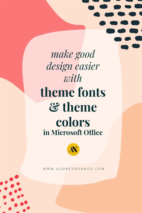 Theme Fonts and Colors in Microsoft Office: Make Design Easier