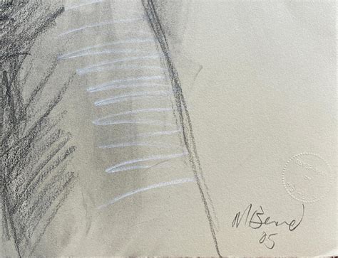 Mark Beard MB Contemporary Life Drawing Of Male Nude By Mark Beard For Sale At StDibs