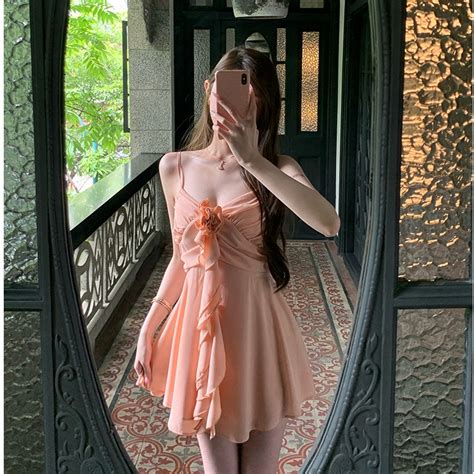 Jual Sexy Lingerie Dress Mini Ds Babydoll Dress Wanita Hot Renda Lace Bunga Seksi Sling