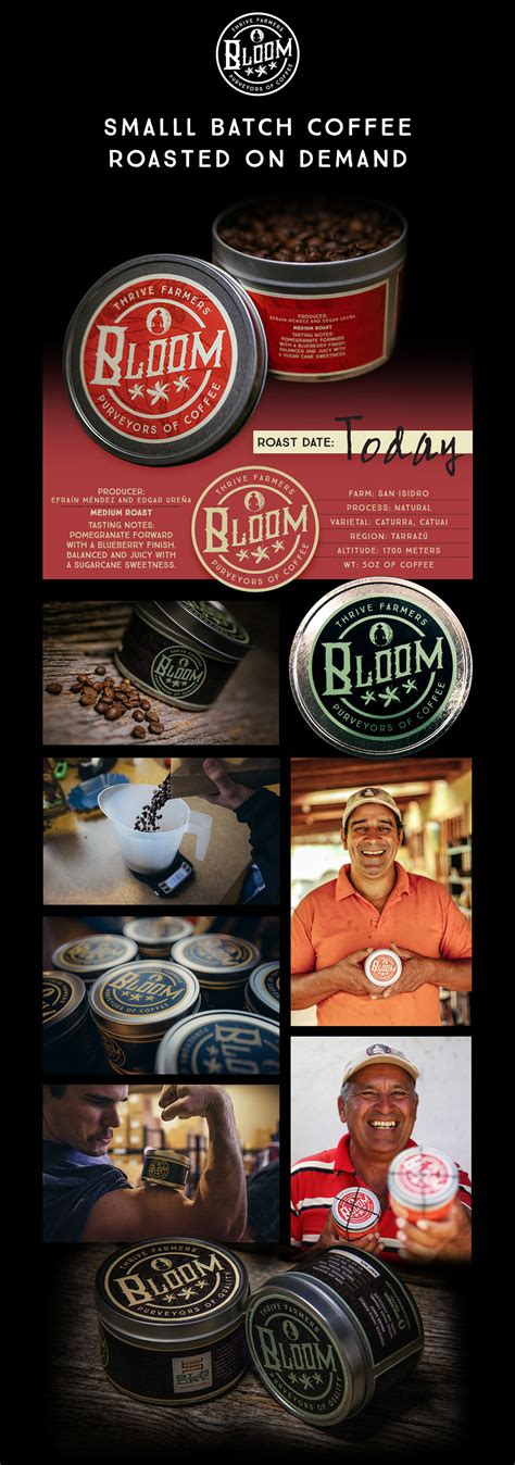 Bloom Coffee Packaging Vol. 1 on Behance