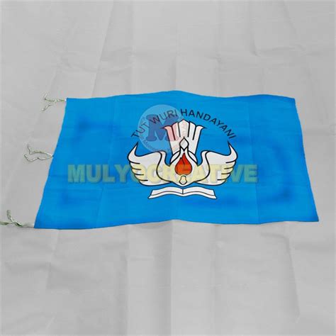 Bendera Tut Wuri Handayani Warna Biru Tut Wuri Halus Pesan Pin Enamel