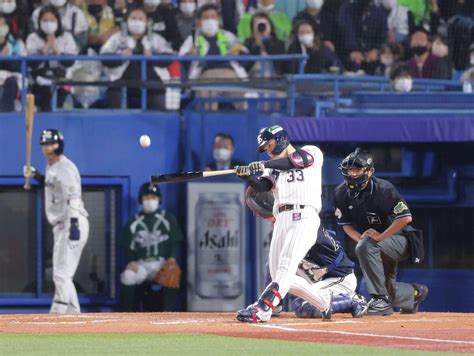 【ヤクルト】9回内山壮真の値千金同点3ランで引き分け、1勝1分けに山田哲人は2戦9の0とブレーキ スポーツ報知