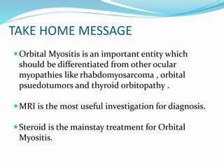 Orbital Myositis A Case Report PPT