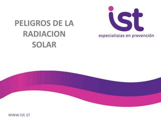 CCG PELIGROS DE LA RADIACI ôN SOLAR ppt pptx