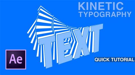 Kinetic Typography Poster Animation In After Effects Motion Graphics Tutorial Typography