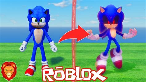 Como Transformarse En Sonic Exe La Pelicula En Roblox Sonic 2 La Pelicula En Roblox Leon